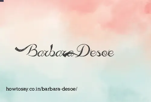 Barbara Desoe