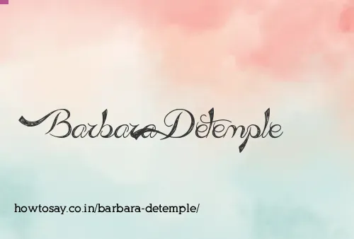 Barbara Detemple