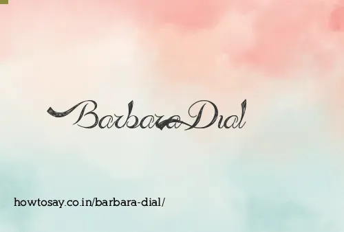 Barbara Dial