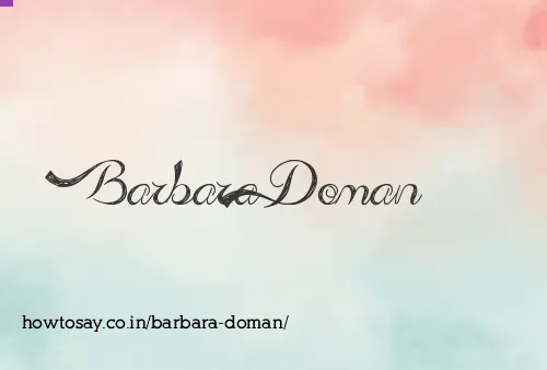Barbara Doman