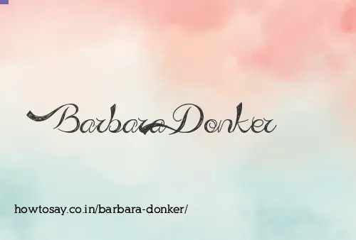 Barbara Donker