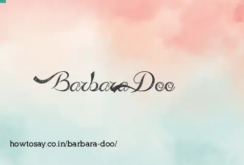 Barbara Doo