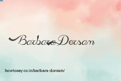 Barbara Dorsam