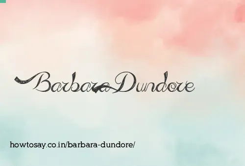 Barbara Dundore
