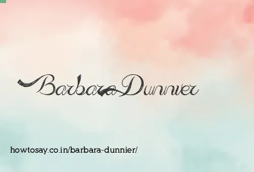 Barbara Dunnier