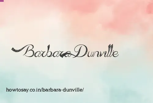 Barbara Dunville