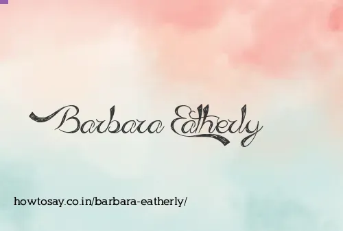Barbara Eatherly