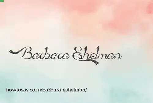 Barbara Eshelman