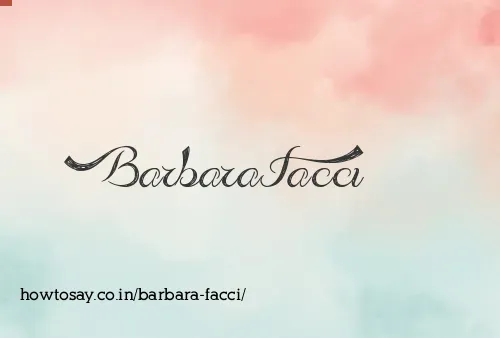 Barbara Facci