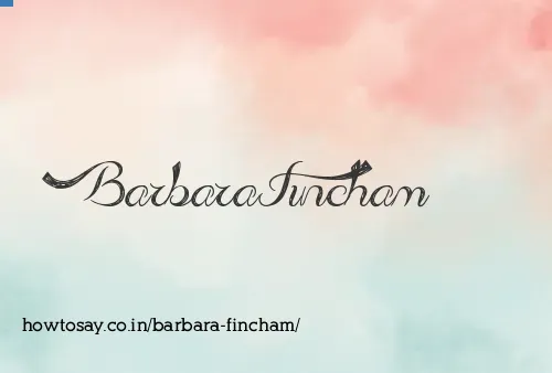 Barbara Fincham