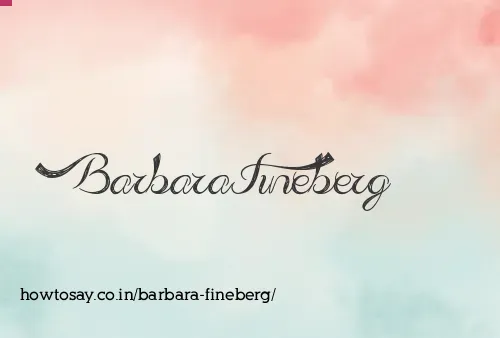 Barbara Fineberg