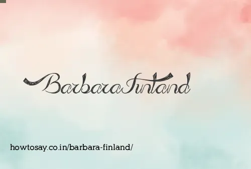Barbara Finland