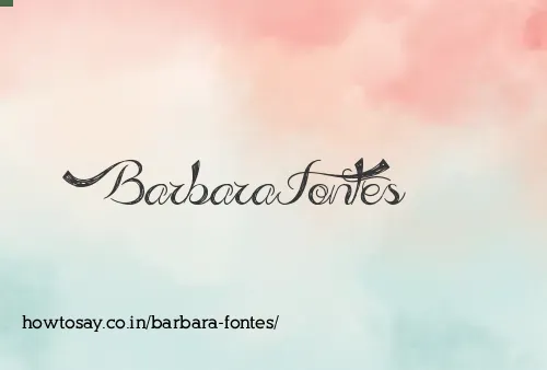Barbara Fontes
