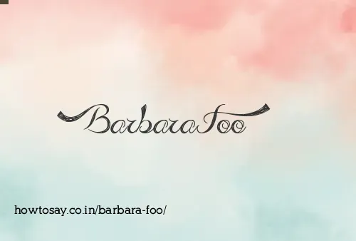 Barbara Foo
