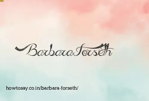 Barbara Forseth