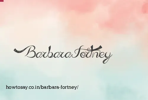 Barbara Fortney