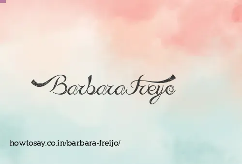 Barbara Freijo
