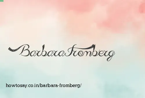 Barbara Fromberg