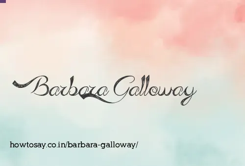 Barbara Galloway