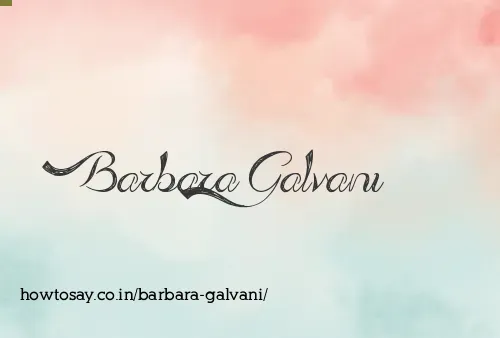 Barbara Galvani