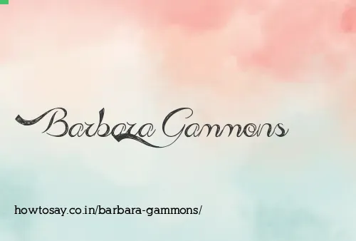 Barbara Gammons