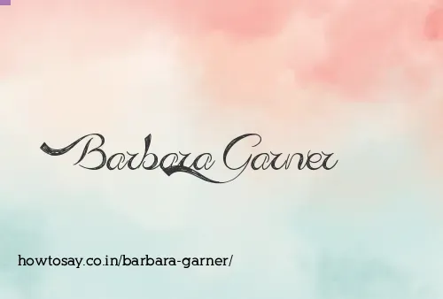 Barbara Garner