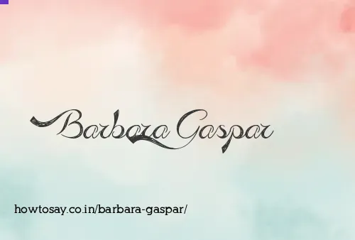 Barbara Gaspar