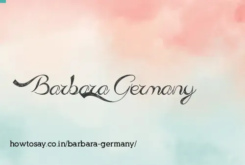 Barbara Germany