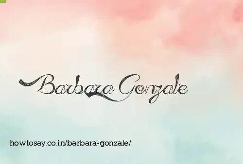 Barbara Gonzale