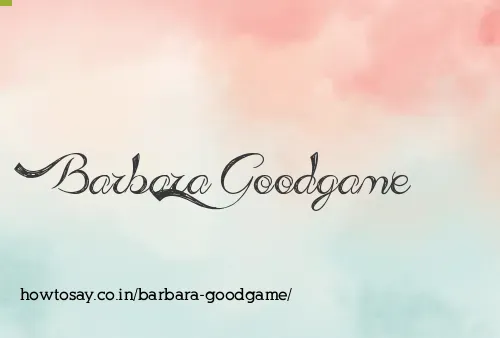 Barbara Goodgame