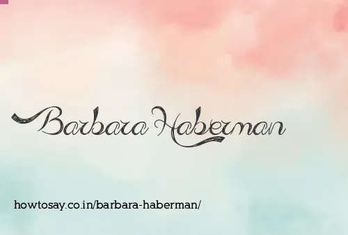 Barbara Haberman