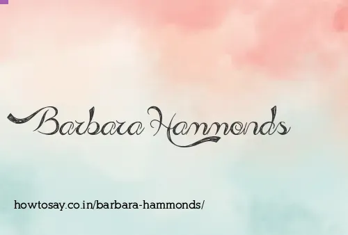 Barbara Hammonds