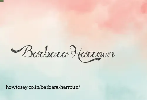 Barbara Harroun