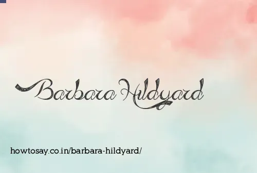 Barbara Hildyard