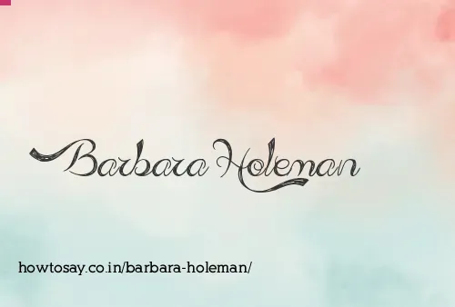 Barbara Holeman