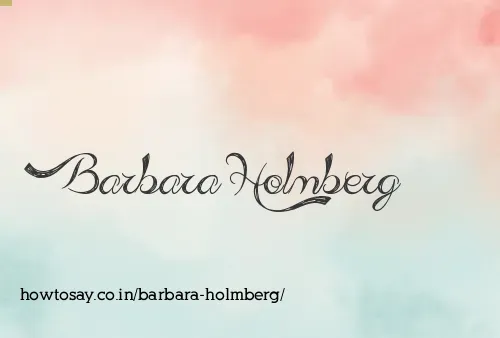 Barbara Holmberg