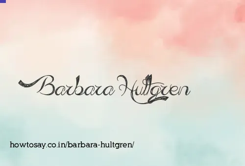 Barbara Hultgren