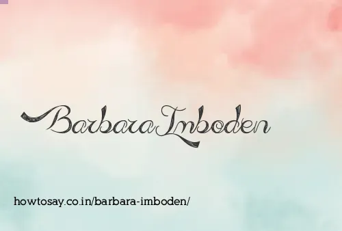 Barbara Imboden