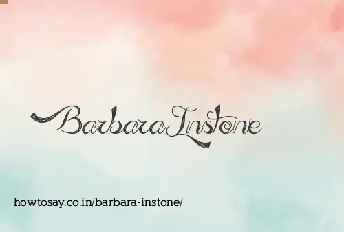 Barbara Instone