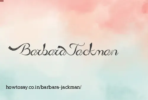 Barbara Jackman