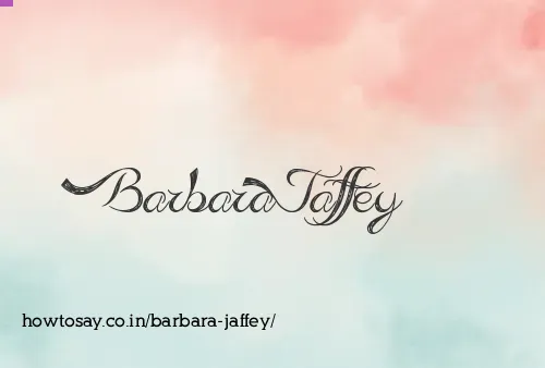 Barbara Jaffey