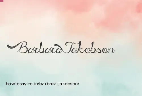 Barbara Jakobson
