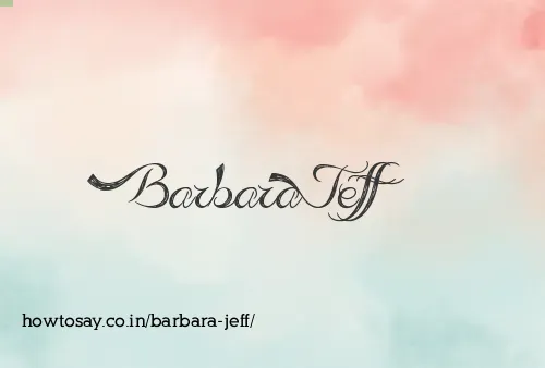 Barbara Jeff