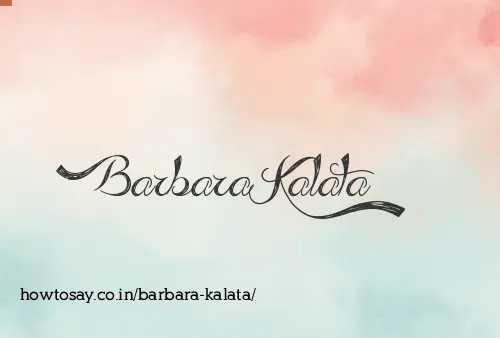 Barbara Kalata