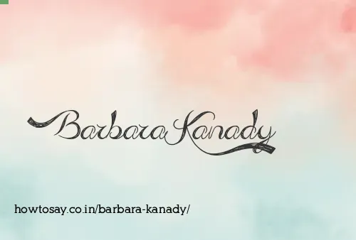Barbara Kanady