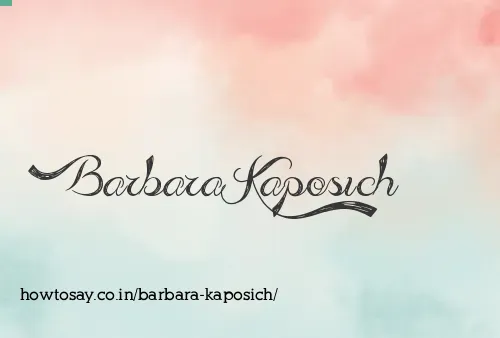Barbara Kaposich