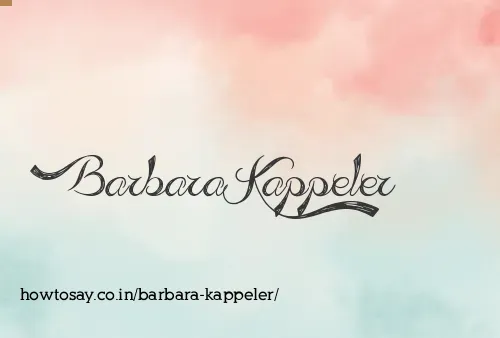 Barbara Kappeler