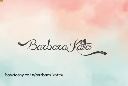 Barbara Katta