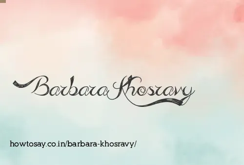 Barbara Khosravy