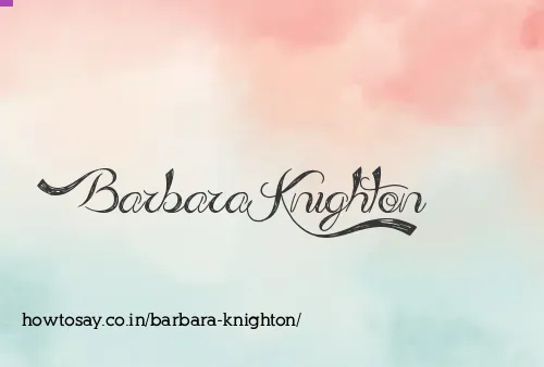 Barbara Knighton